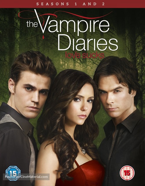 &quot;The Vampire Diaries&quot; - British Blu-Ray movie cover
