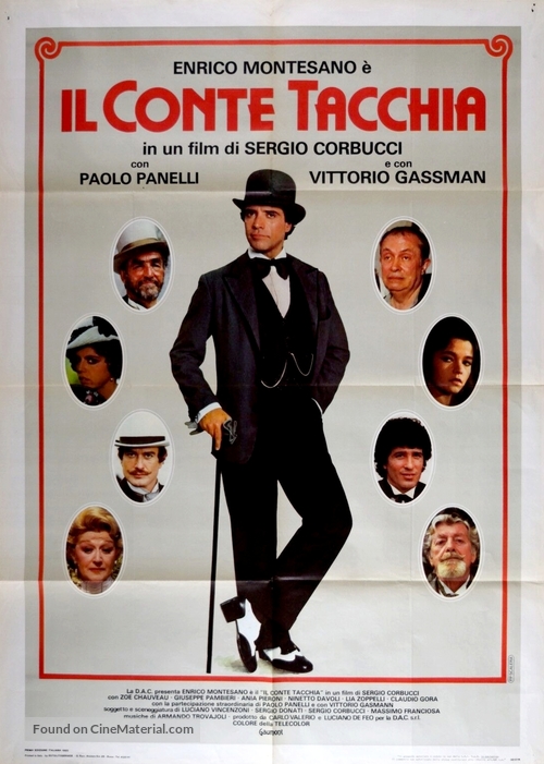Il conte Tacchia - Italian Movie Poster
