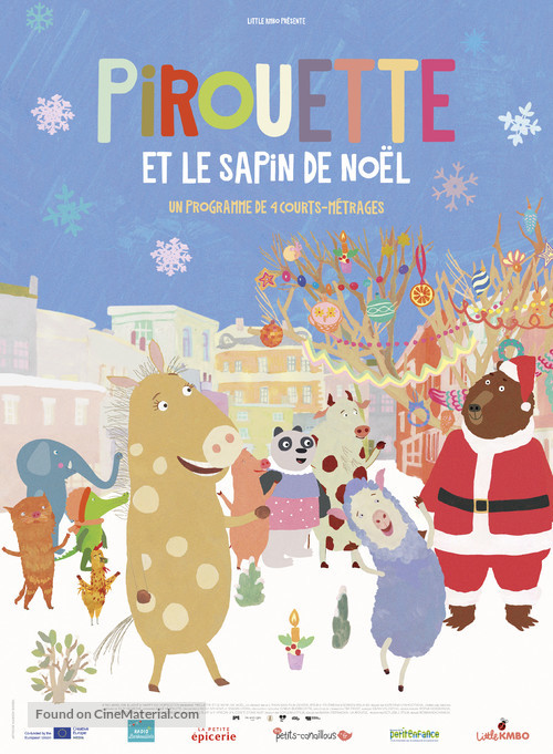 Hopscotch and the Christmas Tree - French Movie Poster