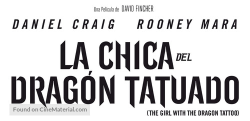 The Girl with the Dragon Tattoo - Chilean Logo