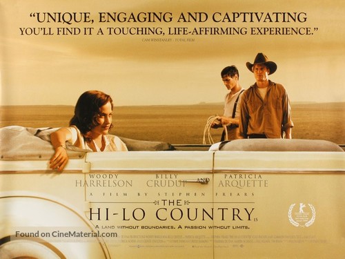 The Hi-Lo Country - British Movie Poster