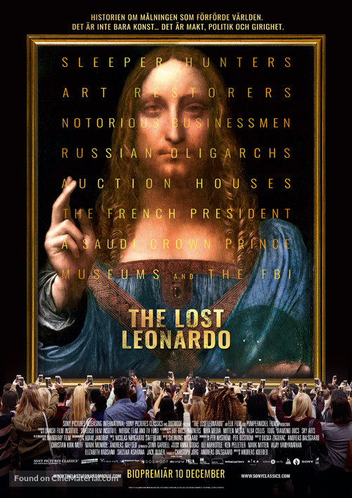 The Lost Leonardo - Swedish Movie Poster