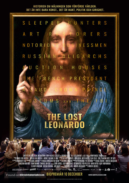 The Lost Leonardo - Swedish Movie Poster