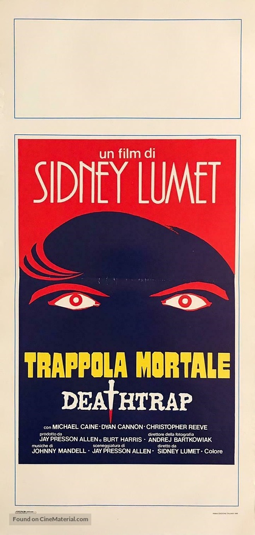 Deathtrap - Italian Movie Poster