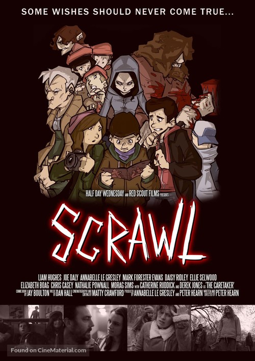 Scrawl - British Movie Poster