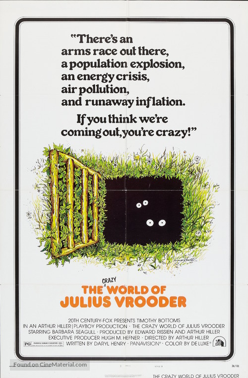 The Crazy World of Julius Vrooder - Movie Poster
