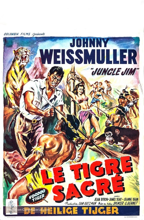 Voodoo Tiger - Belgian Movie Poster