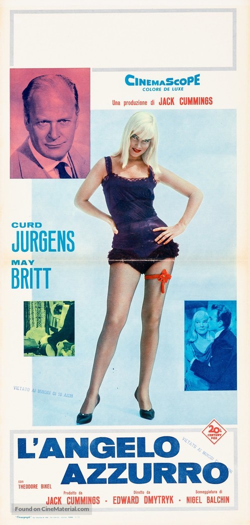 The Blue Angel - Italian Movie Poster