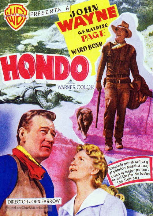 Hondo - Spanish Movie Poster