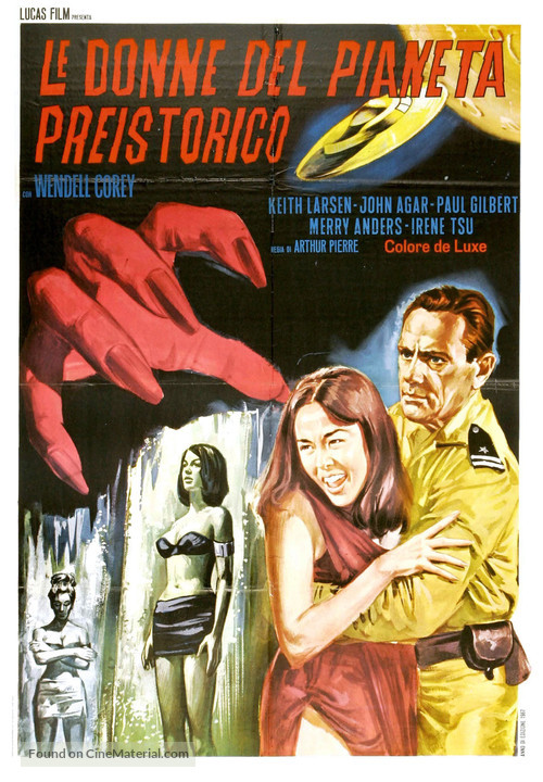 Women of the Prehistoric Planet - Italian Movie Poster