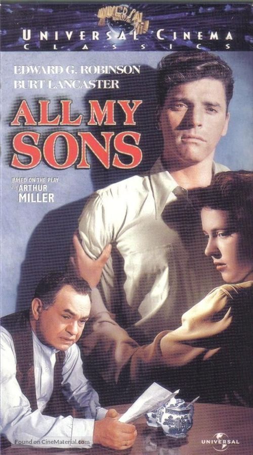 All My Sons - VHS movie cover