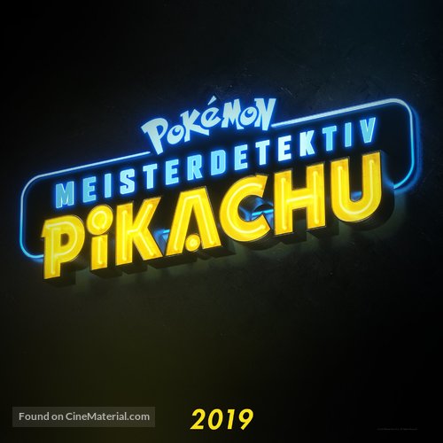 Pok&eacute;mon: Detective Pikachu - German Logo