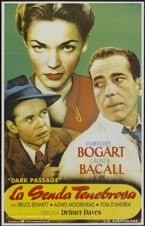 Dark Passage - Spanish Re-release movie poster