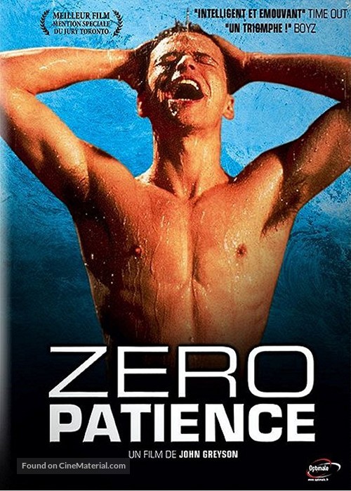 Zero Patience - French DVD movie cover