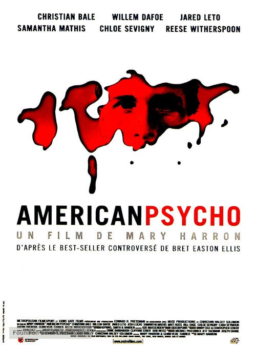 American Psycho - French Movie Poster