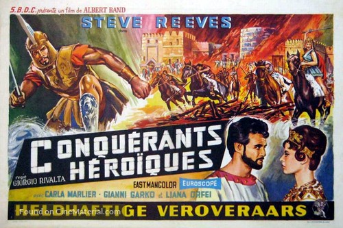 Leggenda di Enea, La - Belgian Movie Poster