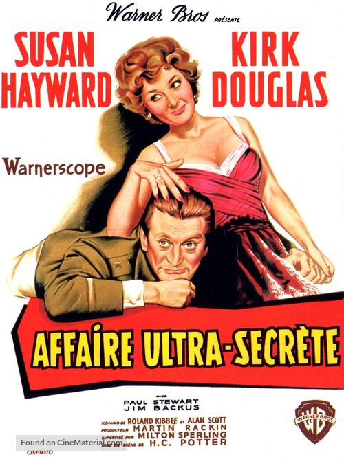 Top Secret Affair - French Movie Poster