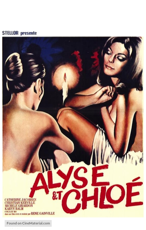 Alyse et Chlo&eacute; - French Movie Poster