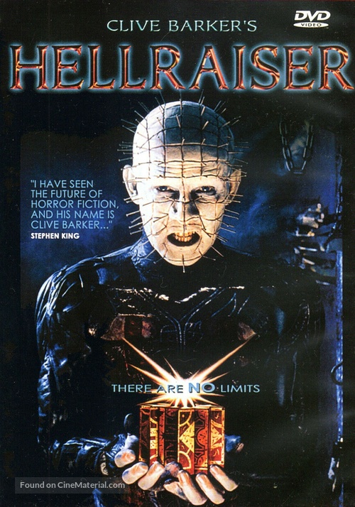 Hellraiser - British DVD movie cover