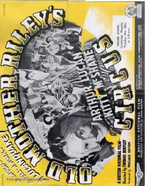 Old Mother Riley&#039;s Circus - Movie Poster