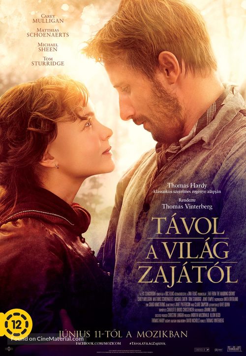 Far from the Madding Crowd - Hungarian Movie Poster