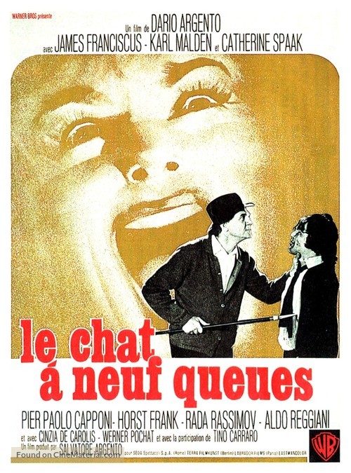 Il gatto a nove code - French Movie Poster