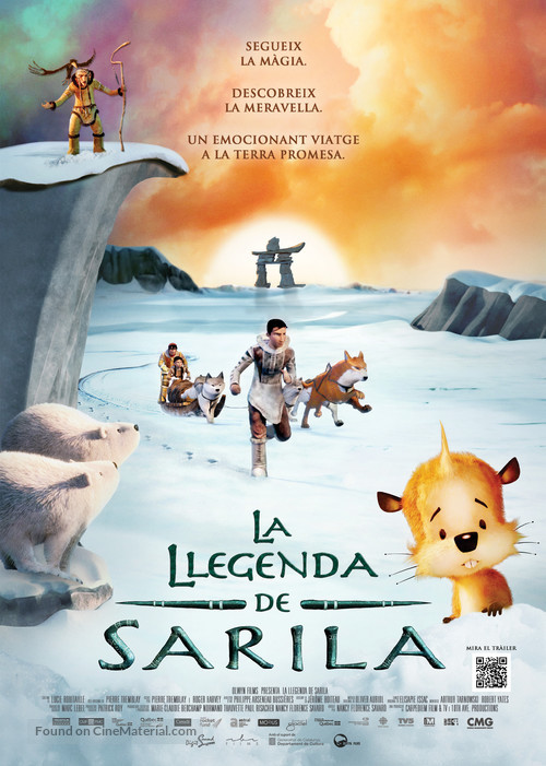 The legend of Sarila/La l&eacute;gende de Sarila - Andorran Movie Poster
