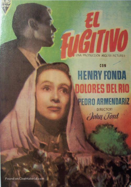 The Fugitive - Spanish Movie Poster