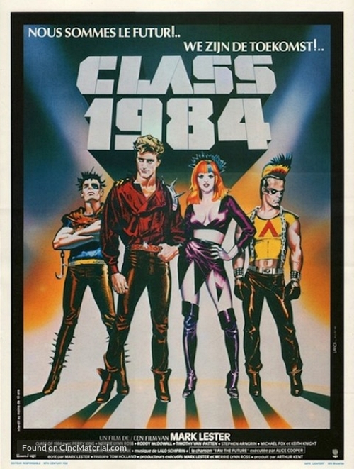 Class of 1984 - Belgian Movie Poster