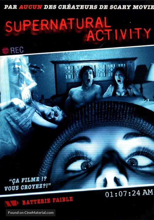 Supernatural Activity - French DVD movie cover