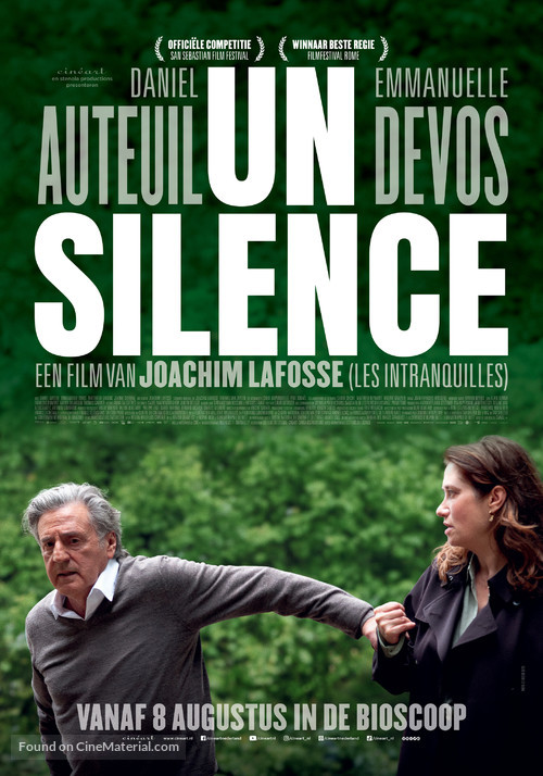 Un silence - Dutch Movie Poster