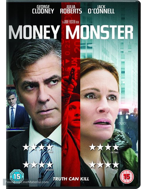 Money Monster - British DVD movie cover