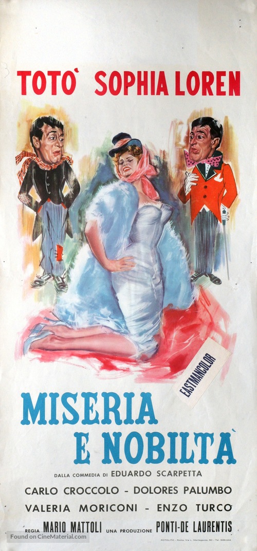 Miseria e nobilt&agrave; - Italian Movie Poster