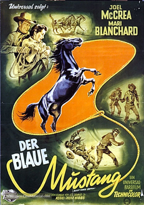 Black Horse Canyon - German Movie Poster