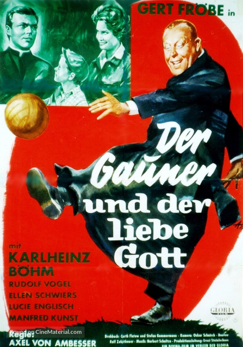 Der Gauner und der liebe Gott - German Movie Poster