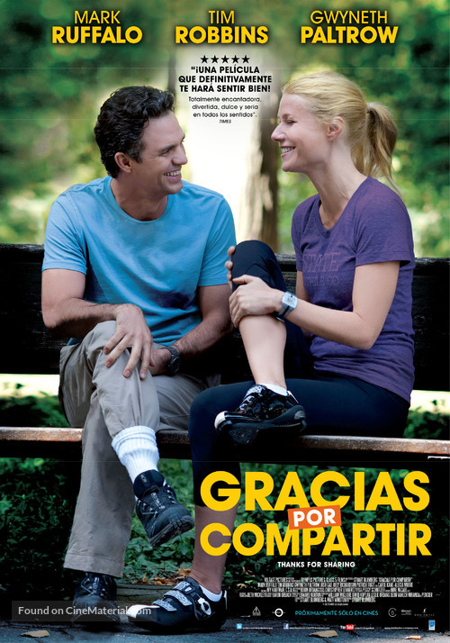 Thanks for Sharing - Argentinian Movie Poster