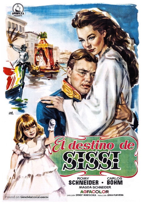 Sissi - Schicksalsjahre einer Kaiserin - Spanish Movie Poster