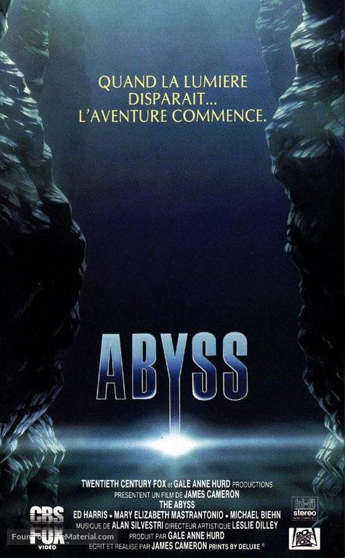 The Abyss - French VHS movie cover