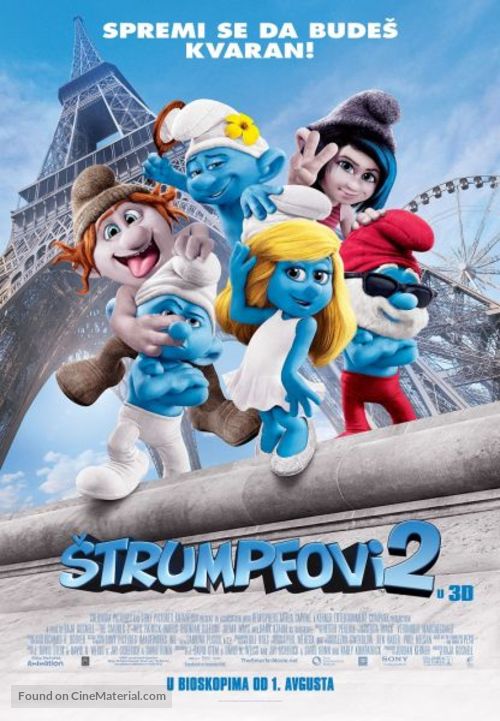 The Smurfs 2 - Serbian Movie Poster