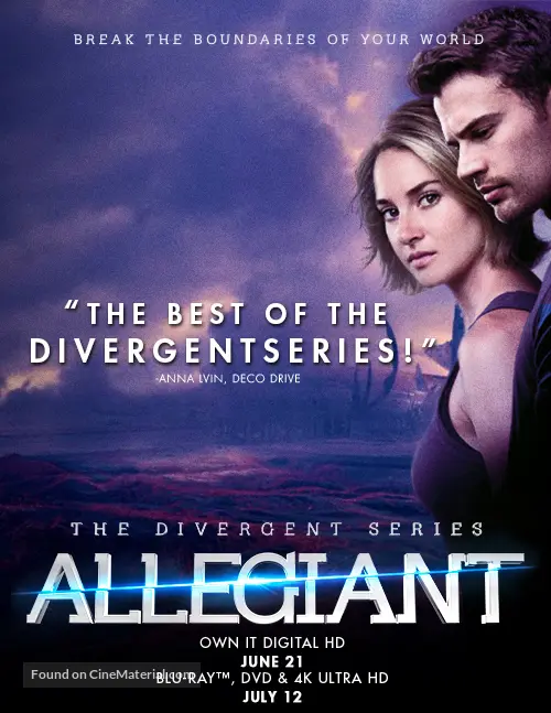 The Divergent Series: Allegiant - Movie Poster