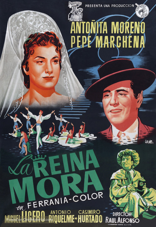 La reina mora - Spanish Movie Poster