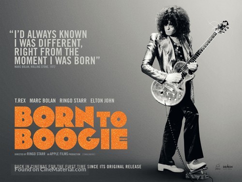 Born to Boogie - British Re-release movie poster