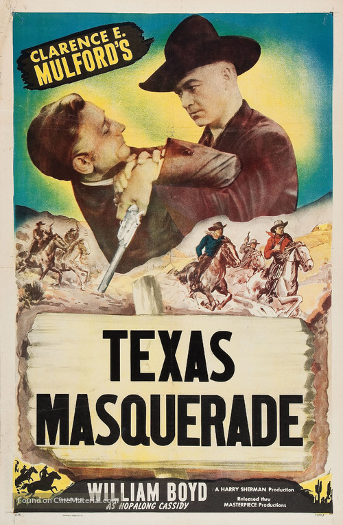 Texas Masquerade - Re-release movie poster