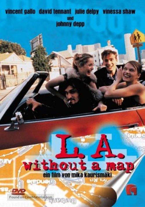 L.A. Without a Map - German DVD movie cover