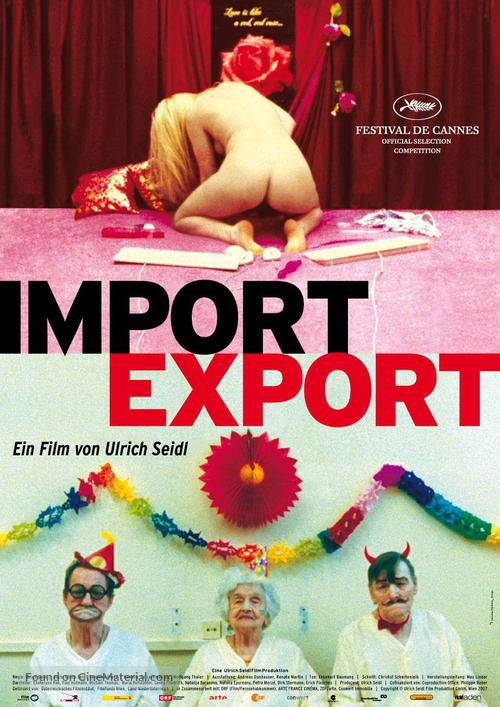 Import/Export - Austrian Movie Poster
