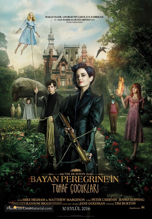 Miss Peregrine&#039;s Home for Peculiar Children - Turkish Movie Poster