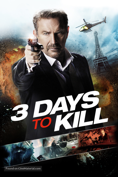 3 Days to Kill - British Movie Poster