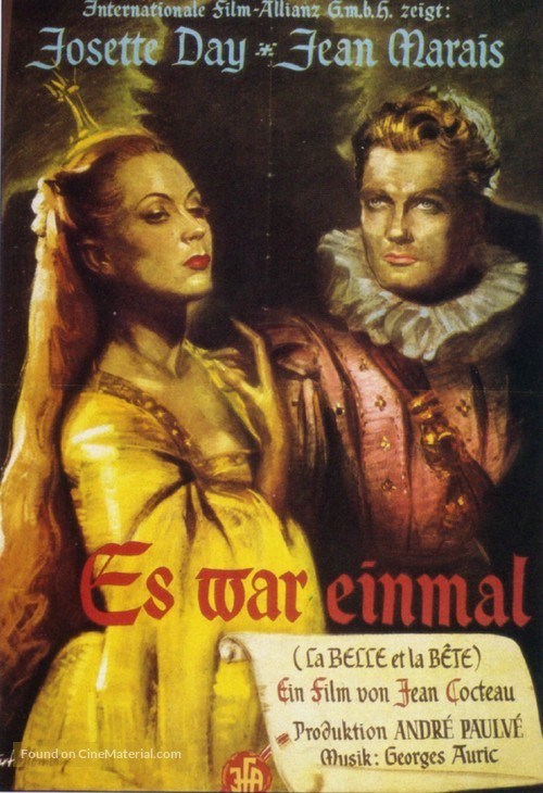La belle et la b&ecirc;te - German Movie Poster