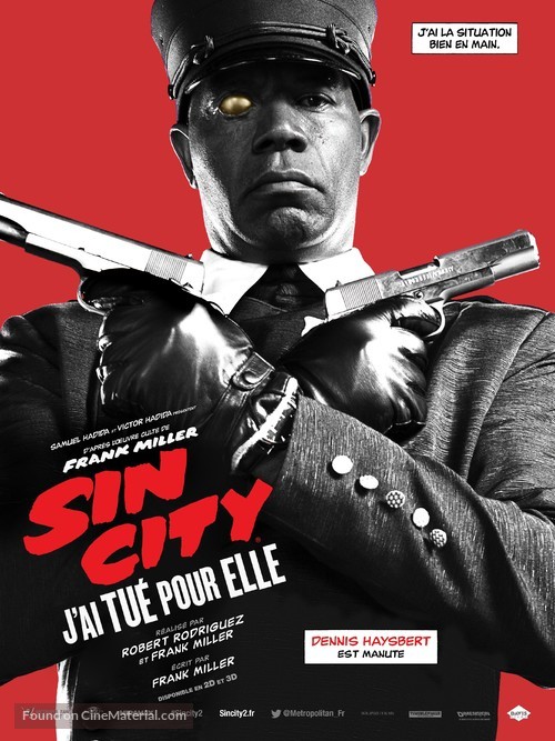 Sin City: A Dame to Kill For - French Movie Poster