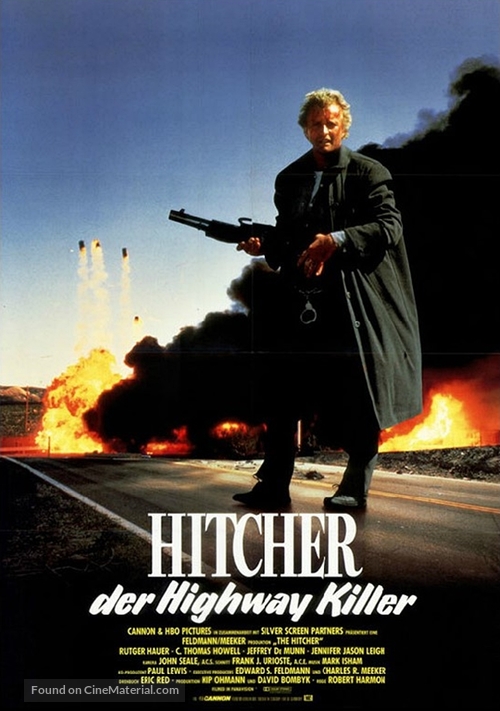 The Hitcher - German Movie Poster